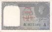 1 Rupee of King George VI, Burma currency "A"  of India.