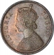 Copper One Quarter Anna  of Victoria Queen of Calcutta Mint of 1862.