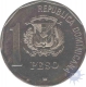 Cupro Nickkle One Peso of U.S.A. of 1989.