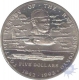 Cupro Nickkle Five Dollars of Marshall Islands of 1992.