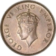 Bronze One Quarter Anna  of King George VI of Bombay Mint of 1939.