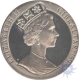 Cupro Nickle One Crown coin of  Elizabeth - II of Gibraltar 1993.