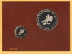 2004 Silver Proof Set 150 Years of Telecommunications Kolkata Mint.