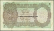 KGVI. India. 5 Rupees. Side Face KGVI. Sr No: J98 842154. Rare.