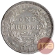 Silver Rupee Coin of Victoria Queen of Madras mint of 1840.