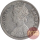 Silver One Rupee Coin of Victoria Empress of Bombay Mint of 1877.