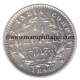 Silver Quarter Rupee of Victoria Queen of Calcutta Mint of 1840.