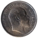 Silver Quarter Rupee Coin of King Edward VII of Calcutta Mint of 1907.