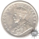 Silver Half Rupee of King George V of Calcutta Mint of 1934.