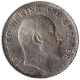 Silver Quarter Rupee Coin of King Edward VII of Calcutta Mint of 1906.