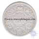 Silver Half Rupee of King George V of Calcutta Mint of 1925.