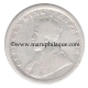 Silver Half Rupee of King George V of Calcutta Mint of 1925.