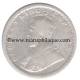 Silver Half Rupee of King George V of Calcutta Mint of 1926.