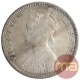 Silver One Rupee Coin of Victoria Empress of Bombay Mint of 1888.