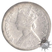 Silver Two Annas Coin of Victoria Empress of Calcutta Mint of 1889.