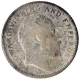 Silver Quarter Rupee Coin of King Edward VII of Calcutta Mint of 1907.