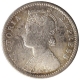 Silver Quarter Rupee Coin of Victoria Empress of Bombay Mint of 1897.