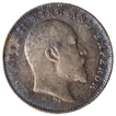 Silver Two Annas Coin of King Edward VII of Calcutta Mint of 1905.