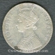 Silver One Rupee of Victoria Empress of Calcutta Mint of 1889.