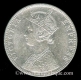 Silver One Rupee of Victoria Empress of Calcutta Mint of 1888.