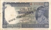 KGV, 10 Rupees, 1933, J.W. Kelly, Sl No. P60 277435, (KJ & RR # 3.8.2), About Very Fine to Extra Fine.