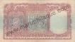 Five Rupees Bank Note  of King George VI of Burma Issue of India.