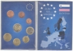 Uncirculated Copper Eight Euro Coins Set of Slovenia.