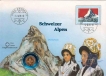 Postal covers of Switzerland, 1991, Liechtensteinische Briefmarkenausstellung Vaduz, Special Cover With Coin & Stamps with Special Cancellation. Cover, Coin & Stamp on Seal & Sports Theme, (Used).