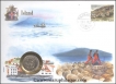 Island. 1984. Special Cover With Coin & Stamps with Special Cancellation. Cover, Coin & Stamp on Sea Theme.