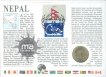 Nepal. 1986. Special Cover With Coin & Stamps with Special Cancellation. Cover, Coin & Stamp on Temple Theme.