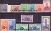 1953. Bharatiya Sangraksha Katak Korea overprinted in Devnagari on stamps. (White Gum)