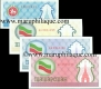 Paper money of Tatarstan of Set of 4 Uniface Notes. 