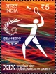 Miniature sheet of india of 2010,Commonwealth Games.