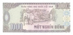 Paper money of Vietnam of 1000 Dong of 1988 issued.