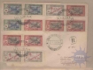 Pondicherry,1944, Registered Cover, 8-1-1944, Overprinted "France Libre" Used on French Stamps, 1 R (3 Stamps),2 R(3 Stamps) 3 R(3 Stamps) &5 R(3 Stamps),Little Creak on Cover. Very Good Condition.