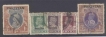 1947-49, Stamps of Pakistan, Set of  5 Stamps, Sc.No: O2, O3, O5, O10, 11.