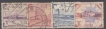 1955, Stamps of Pakistan, Set of 4 Stamps, Sc.No: 73A-76.