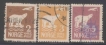 1925, Stamps of Norway, Set of 3 Stamps, Sc.No: 104-106.