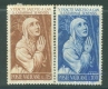 1976, Stamps of Vatican City, Set of 2 Stamps, Sc.No: 592, 594.