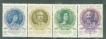 1944, Stamps of Vatican City, Set of 4 Stamps, Sc.No: 87-90.