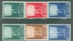 1944, Stamps of Vatican City, Set of 6 Stamps, Sc.No: 84-86, 99-101.