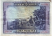 Paper money of Spain of 100 Pesetas of 1928 issued.