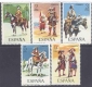 1974, Stamps of Spain, Set of 5 Stamps, Sc.No: 1794-1798.