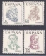 1967, Stamps of Spain, Set of 4 Stamps, Sc.No: 1500-1503.