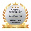 Platinum Membership for Bidding in Marudhar Arts in auctions.