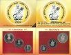 2002 Original Strike Silver UNC Set of Sant Tukaram of Kolkata Mint.