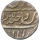 Silver One Rupee Coin of Mir Mahbub Ali Khan of Farkhanda Bunyad Haidarabad Mint of Hyderabad.