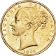 Gold Sovereign of Victoria Queen of United Kingdom of 1863.