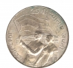 Silver Ten Rupees Coin of 25th Anniversary of Independence of Calcutta Mint of 1972.