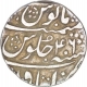 Silver Rupee of Aurangzeb Alamgir of Itawa Mint.